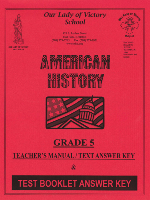 American History Manual & Answer Keys